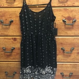 Spaghetti strap black dress
